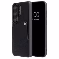 Selencia Riva Backcover met Pashouder Samsung Galaxy S26 Ultra - Black