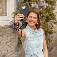imoshion Siliconen hoesje met koord Apple iPhone 14 - Zwart