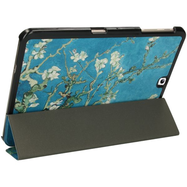 imoshion Design Trifold Bookcase Samsung Galaxy Tab S2 9.7 - Green Plant