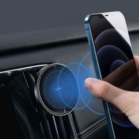 Baseus Radar Magnetic Car Mount - telefoonhouder auto - ventilatierooster - dashboard - Magnetisch - Zwart