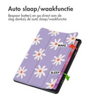 imoshion Design Trifold Bookcase Lenovo Tab (2025) - Flowers Distance