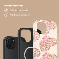 Selencia Vivid Back Cover with MagSafe Apple iPhone 15 - Paisley Blush