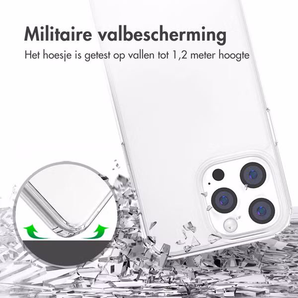 Accezz Xtreme Impact Backcover Apple iPhone 14 Pro Max - Transparant