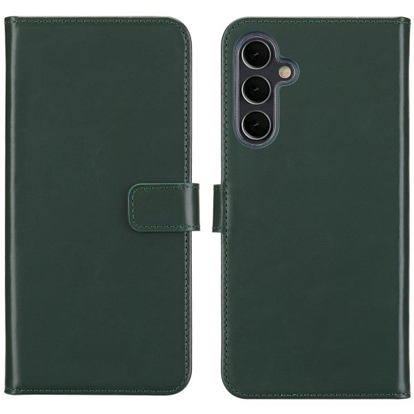 Selencia Echt Lederen Bookcase Samsung Galaxy A16 5G - Groen