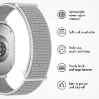 imoshion Nylon Strap Samsung Galaxy Watch 9 (40/44mm) / Watch 8 (40/44mm) / Classic (46mm) - Seashell