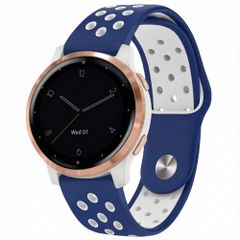 imoshion Siliconen sportbandje  - Universeel 18 mm aansluiting - Blue & White