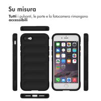 imoshion EasyGrip Backcover Apple iPhone SE (2022 / 2020) / 8 / 7 - Zwart