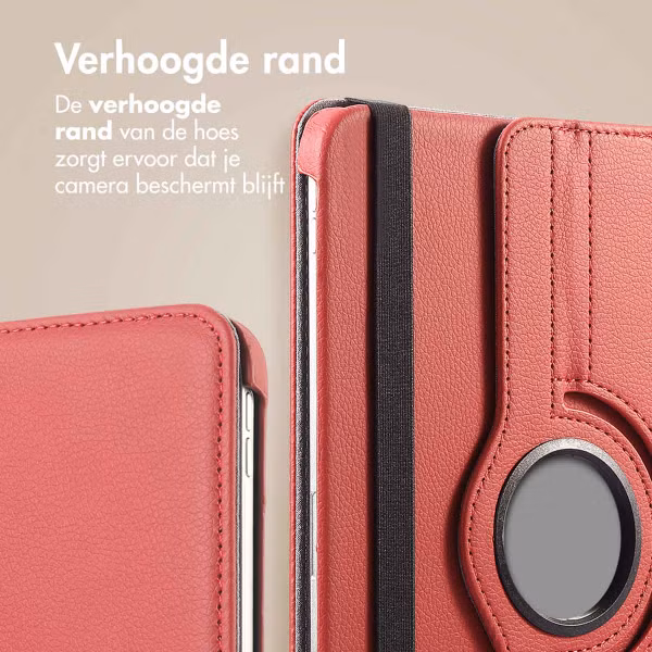 imoshion 360° draaibare Bookcase Samsung Galaxy Tab A11 Plus / A9 Plus - Donkerrood