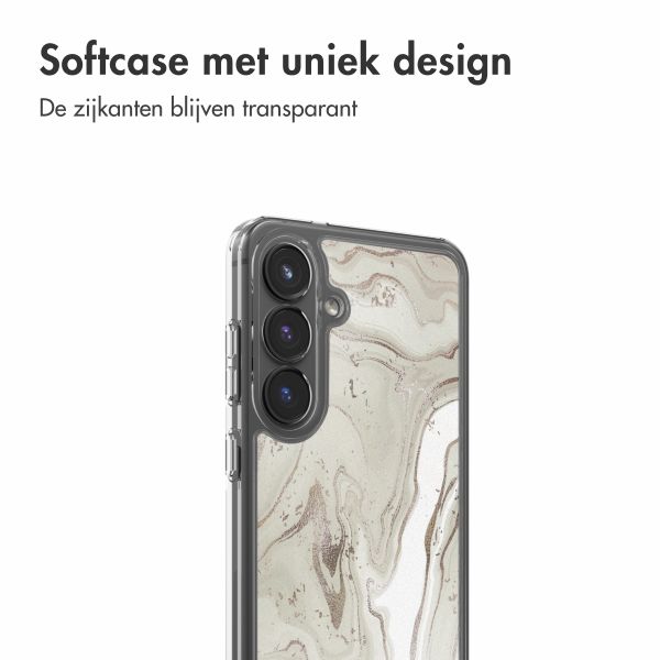 imoshion Design hoesje Samsung Galaxy S25 FE - Sandy Marble