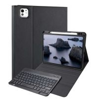 Accezz Bluetooth Keyboard Book Case Apple iPad Pro 11 (2025) M5 / (2024) M4 - QWERTY / NL - Black