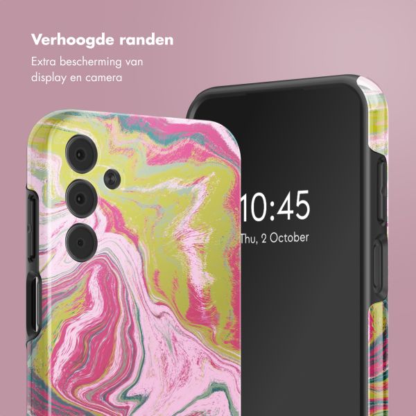 Selencia Vivid Tough Backcover Samsung Galaxy A15 (5G/4G) - Marble Pink