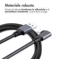 imoshion Oculus Quest 1 & 2 en Meta Quest 3 Link kabel - 5 meter - Zwart
