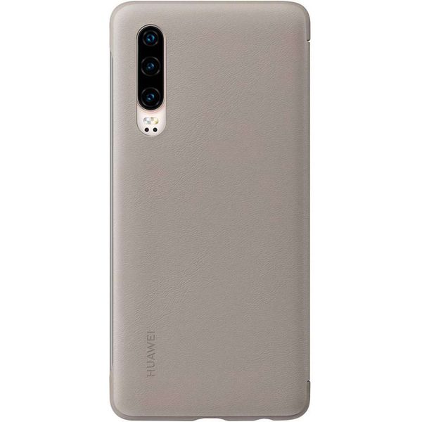 Huawei Smart View Flip Case Huawei P30 - Bruin