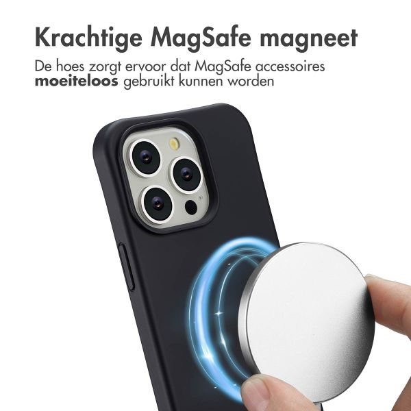 imoshion Color Backcover met afneembaar koord MagSafe Apple iPhone 14 Pro - Zwart