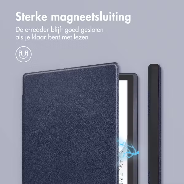 imoshion Slim Soft Case Bookcase Pocketbook InkPad Color 3 / InkPad 4 - Donkerblauw