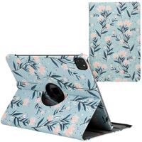 imoshion 360° Draaibare Design Bookcase Apple iPad Pro 12.9 (2018/2020/2021/2022) - Flowers