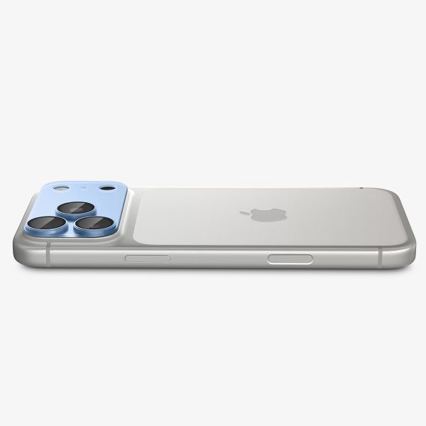 Spigen Optik Pro XL - 1 pack Apple iPhone 18 Pro Max - Light Blue