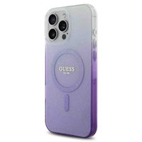 Guess MagSafe IML Glitter Gradient Case iPhone 16 Pro Max - Purple