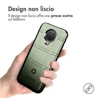 imoshion Rugged Shield Backcover Nokia G10 / G20 - Donkergroen
