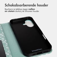 imoshion Design Bookcase Apple iPhone 17 - Smoke Green Flowers