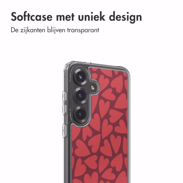 imoshion Design hoesje Samsung Galaxy S25 - Hearty Coral Dust