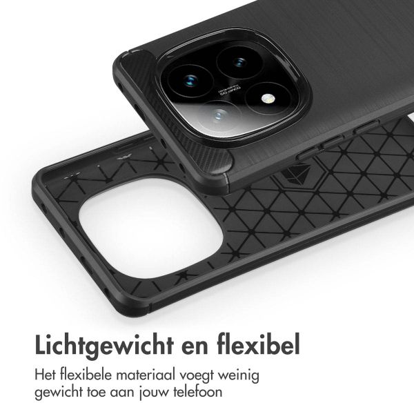 imoshion Brushed Backcover Xiaomi Redmi Note 14 Pro (5G) - Zwart