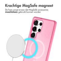 imoshion Sparkle Backcover met MagSafe Samsung Galaxy S25 Ultra - Glitter Roze