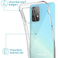 imoshion Backcover met koord Samsung Galaxy A52(s) (5G/4G) - Zwart Goud