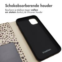 imoshion Design Bookcase iPhone 11 - Black And White Dots