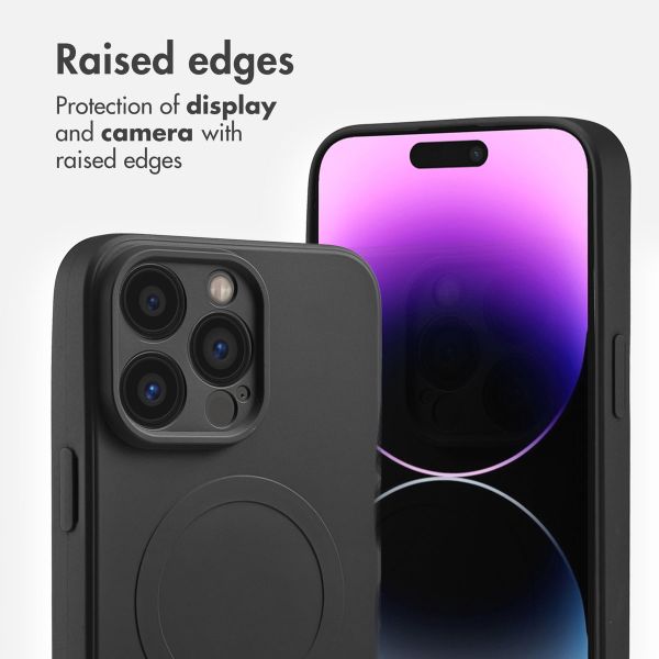 imoshion Colour Back Cover with MagSafe Apple iPhone 14 Pro Max - Black