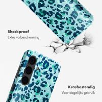 Selencia Vivid Tough Backcover Samsung Galaxy S24 - Wild Spots Light Blue