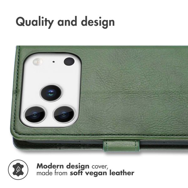 imoshion Luxury Bookcase Apple iPhone 17 Pro - Green