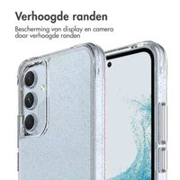 imoshion Clear Glitter Backcover Samsung Galaxy A54 (5G) - Zilver