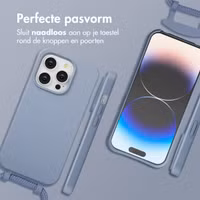 imoshion Color Backcover met afneembaar koord MagSafe Apple iPhone 14 Pro - Ash Blue