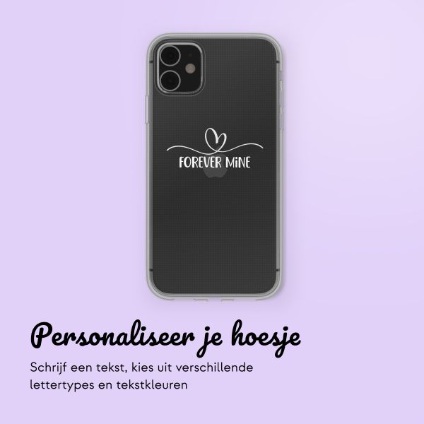 Hoesje met eigen foto en/of tekst Apple iPhone 11 - Sierlijk hartje