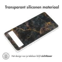 imoshion Design hoesje Google Pixel 6a - Black Marble