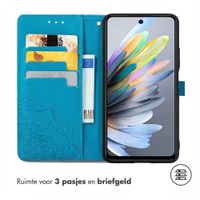 imoshion Mandala Bookcase Motorola Moto G05 / E15 - Turquoise