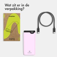 imoshion Powerbank 20.000 mAh - 22,5W Snellader - USB-C / USB-A - Roze