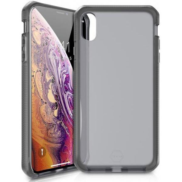 Itskins Supreme Frost Backcover iPhone Xr - Zwart / Grijs