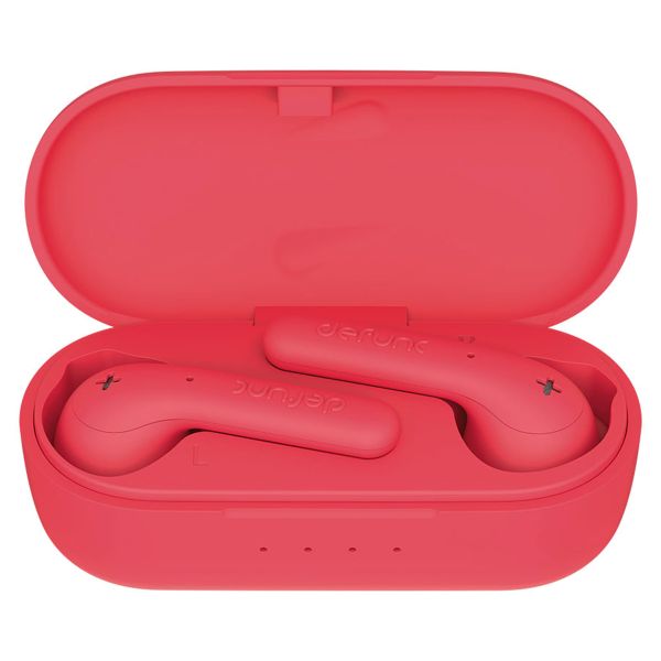 Defunc True Basic - Draadloze oordopjes - Bluetooth draadloze oortjes - Rood