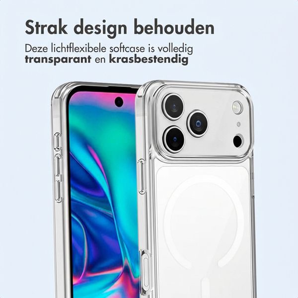 imoshion Protective Backcover met MagSafe Apple iPhone 17 Pro Max - Transparant