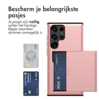 imoshion Backcover met pasjeshouder Samsung Galaxy S23 Ultra - Rosé Goud