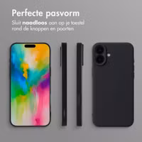imoshion Color Backcover met MagSafe Apple iPhone 16 Plus - Zwart