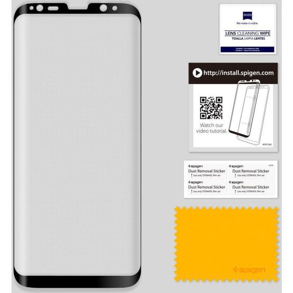 Spigen GLAStR Screenprotector Samsung Galaxy S9 Plus - Zwart