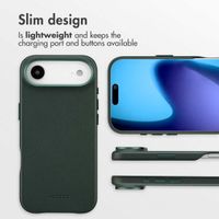 Accezz Leather Back Cover with MagSafe Apple iPhone Air - Cedar Green