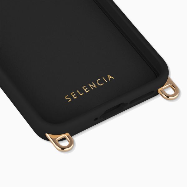 Selencia Rivièra MagSafe Backcover met afneembare haakjes Samsung Galaxy A55 (5G) / A35 - Velvet Black