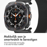 imoshion Milanees magnetisch bandje Samsung Galaxy Watch Ultra (2024/2025) - Zwart