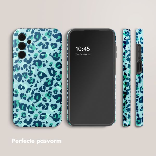 Selencia Vivid Tough Backcover Samsung Galaxy A15 - Wild Spots Light Blue