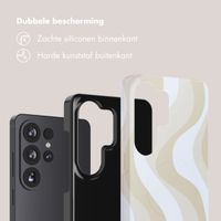 Selencia Vivid Backcover Samsung Galaxy S26 Ultra - Desert Waves Beige