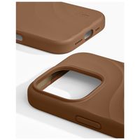 iDeal of Sweden Soft Swirl Silicone MagSafe Case Apple iPhone 16 Pro - Salted Caramel